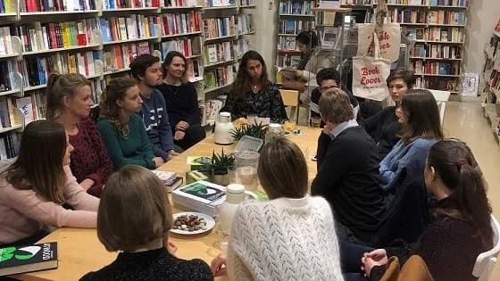 image showcasing event: August Book Chat: The Wedding People