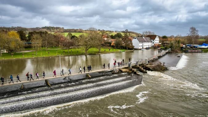 image showcasing event: HIKE 21km Marlow - the rural Thames - Woods, Villages & Islands. Chiltern Hills