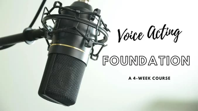 image showcasing event: Voice Acting Foundation - 4-week online course 