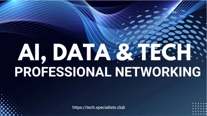 image showcasing event: AIDataTech Connect: Global Virtual Networking Event for AI, Data & Tech Pros