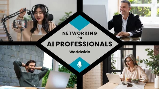 image showcasing event: Networking for AI Professionals around the world