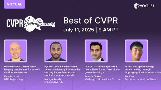 image showcasing event: July 11 - Best of CVPR Virtual Event
