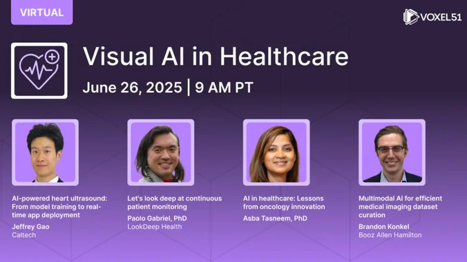 image showcasing event: June 26 - Visual AI in Healthcare