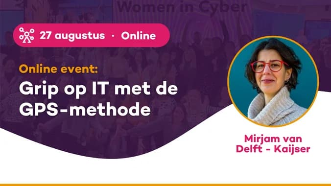 image showcasing event: Online event: Grip op IT met de GPS-methode 🎯