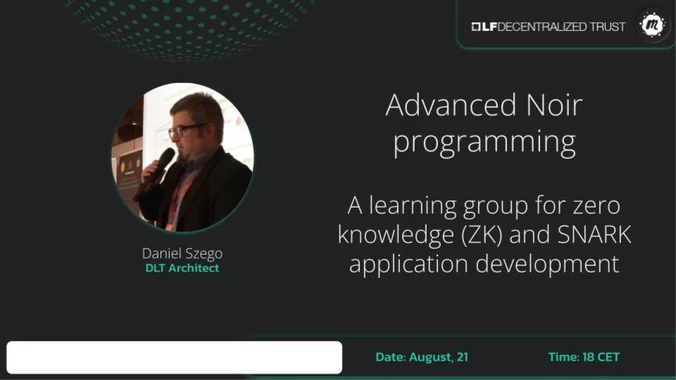 image showcasing event: ZK Learning Group: Advanced Noir programming