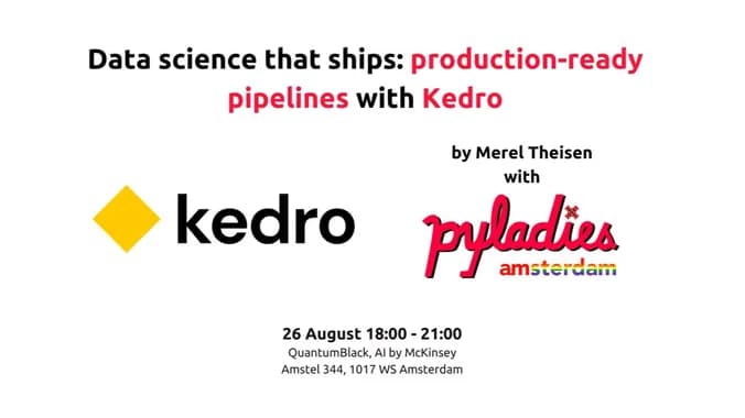 image showcasing event: Data science that ships: production-ready pipelines with Kedro