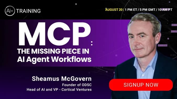 image showcasing event: WEBINAR "MCP: The Missing Piece in AI Agent Workflows"